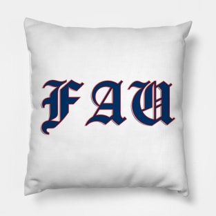 FAU Sticker Pillow