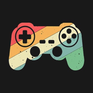 Gamer Vintage Retro Video Game Controller Gaming T-Shirt