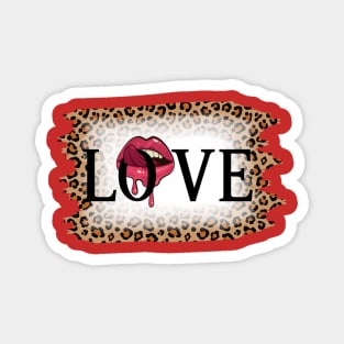 Love lip drips Magnet