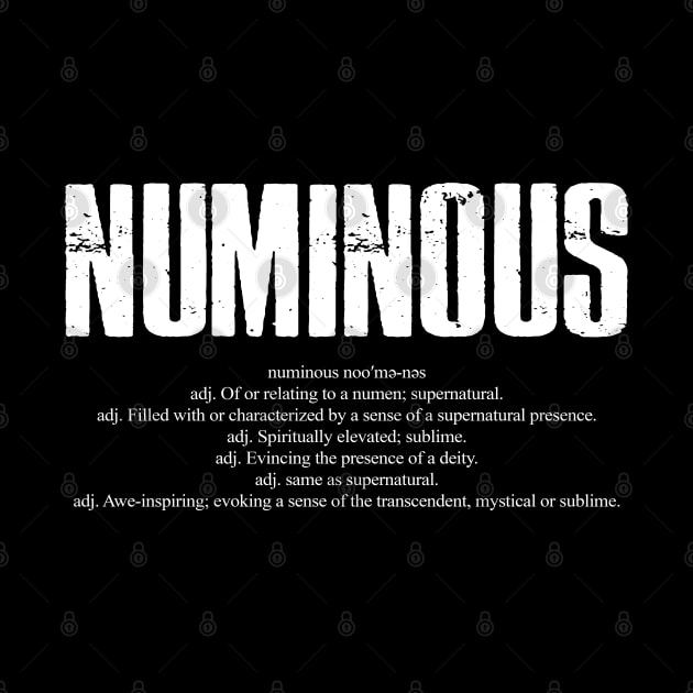 Numinous Dictionary Word Definition by AltrusianGrace