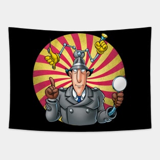 Inspecting Laughs Movie Moments With Inspector Gadget Tapestry