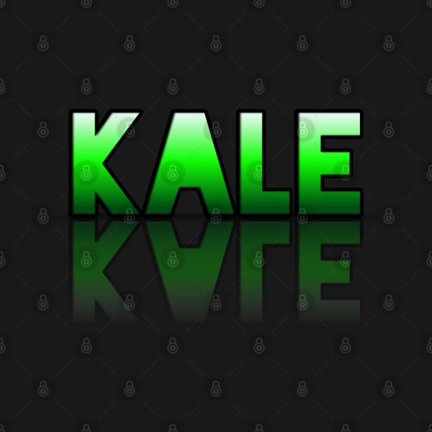 Kale - Healthy Lifestyle - Foodie Food Lover - Graphic Typography by MaystarUniverse