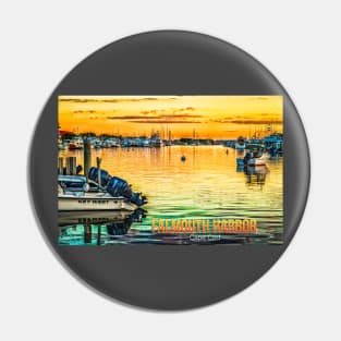 Falmouth Harbor Cape Cod Pin