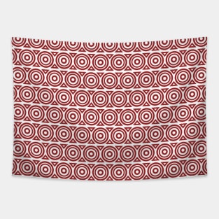 Circles and Triangles Geometric Pattern Tapestry