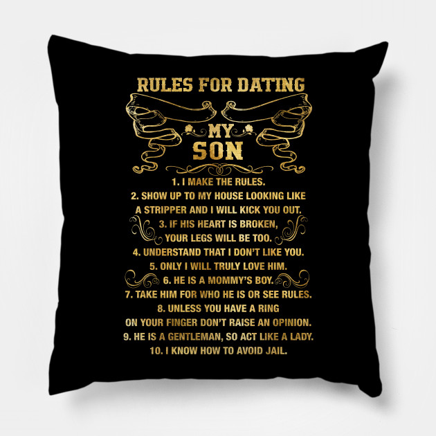 rules for dating my son images