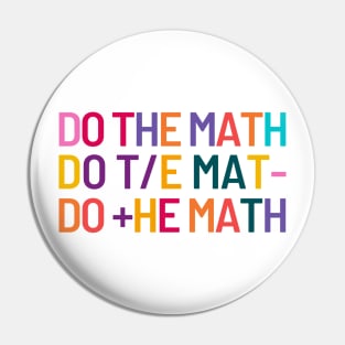 Do the math Pin