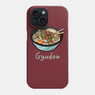 Gyudon (Japanese beef rick bowl) Phone Case