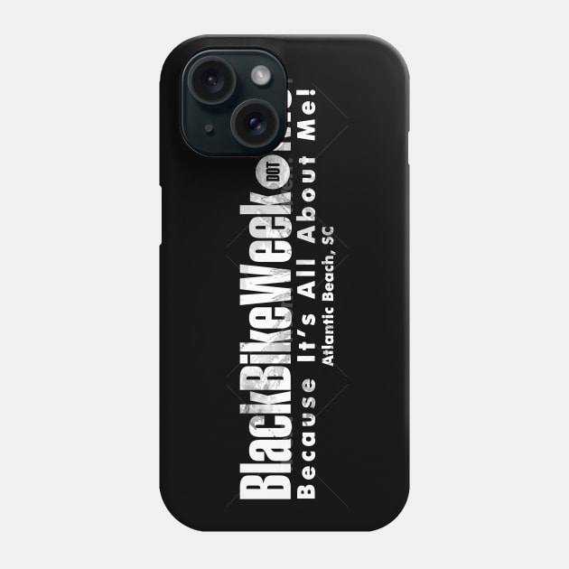 BlackBikeWeek.me - White Phone Case by ThePowerOfU