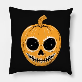 Jack O Lantern Pumpkin Head Sugar Skull Pillow