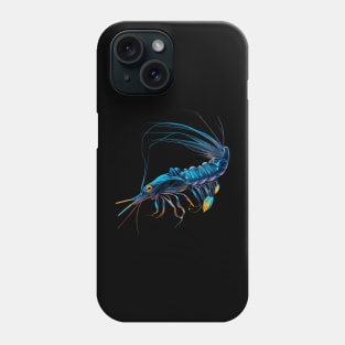 Blue Shrimp Phone Case