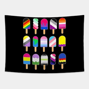 Ice Cream Flag LGBT Gay Lesbian Pride LGBTQ Tapestry