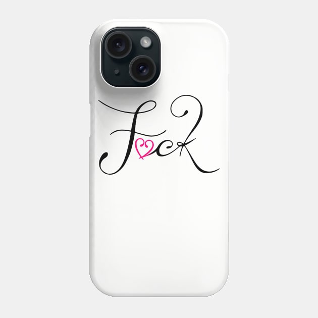 Fuck Phone Case by Nerd_art