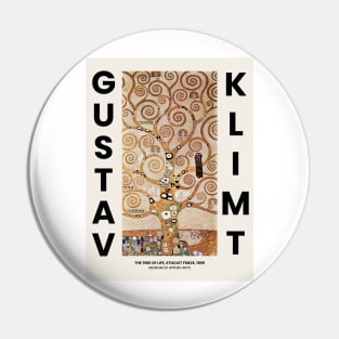 Gustav Klimt The Tree Of Life Exhibition Pin