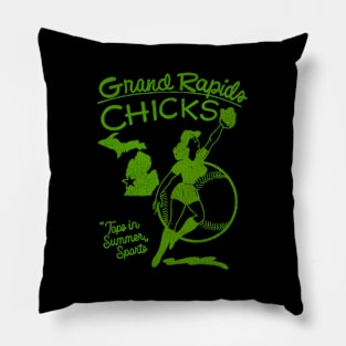 Grand Rapids Chicks 'S Baseball Team Pillow