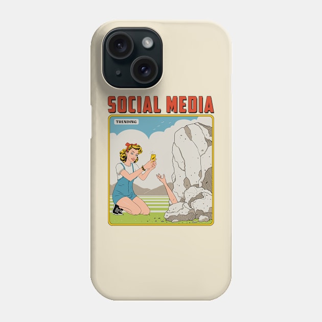 Social Media 01 Phone Case by RonnCabardo