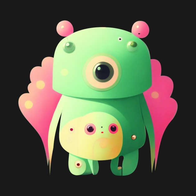 Cute Alien Monster by Tiberiuss