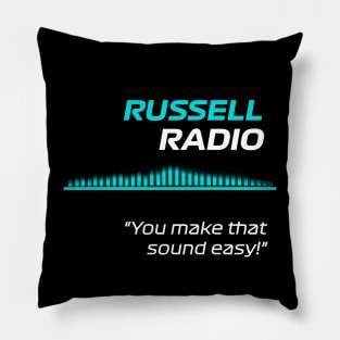 Sound easy - George Russell F1 Radio Pillow