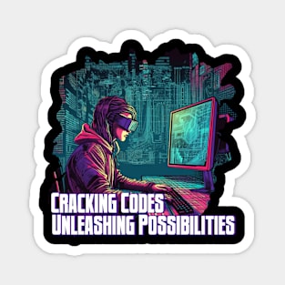 Cracking Codes, Unleashing Possibilities Magnet