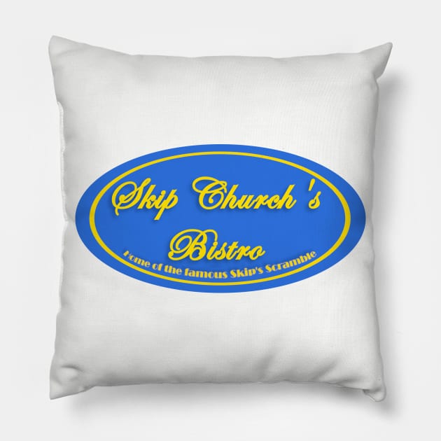 Skip Church's Bistro Pillow by Outpost