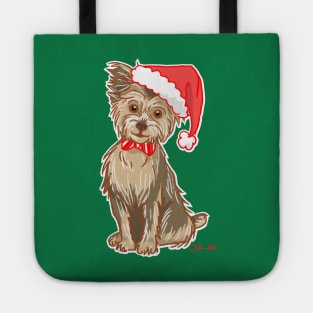 Yuletide Yorkie Tote