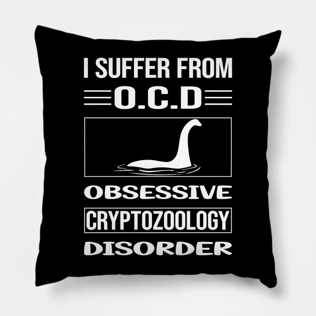 Funny Obsessive Cryptozoology Cryptid Cryptids Pillow by relativeshrimp