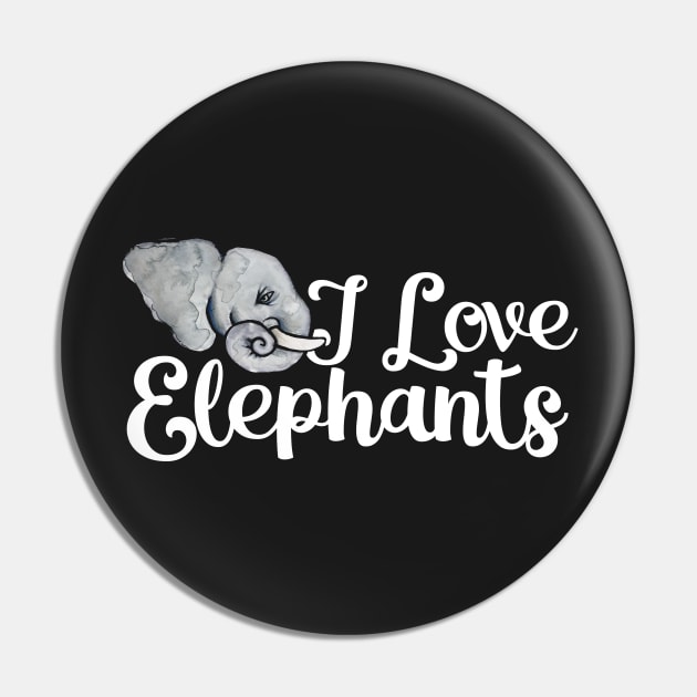 I love elephants Pin by bubbsnugg