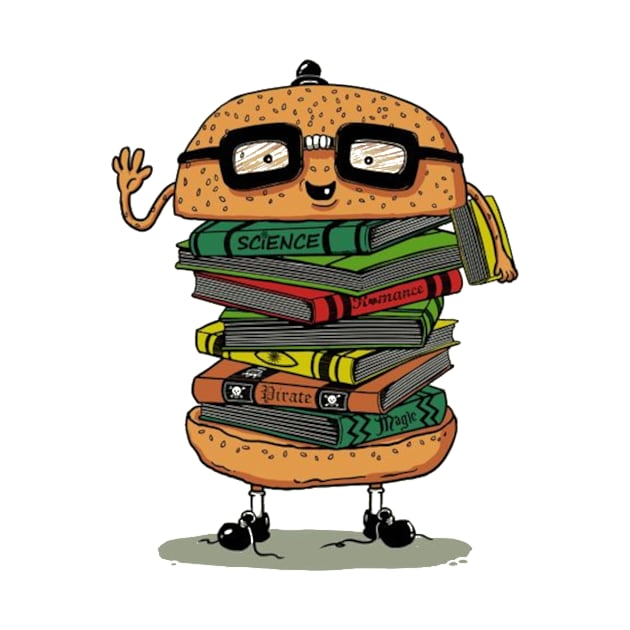 eat the studies as a burger by t-shiit
