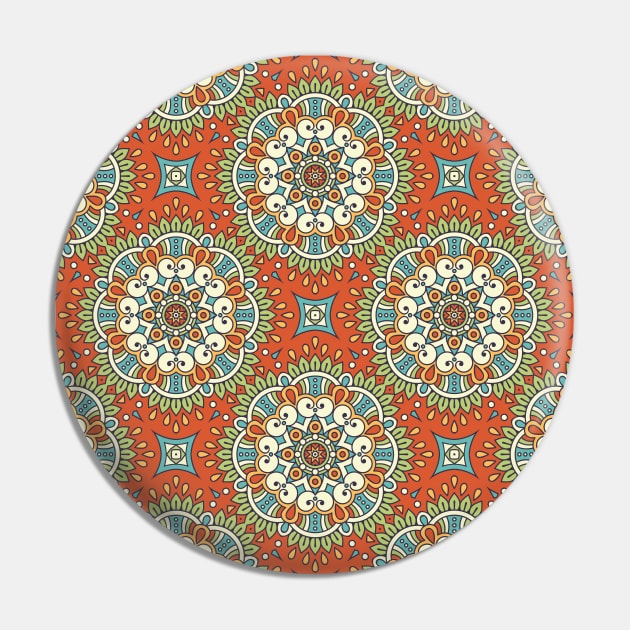 Ornamental floral mandala pattern #1 Pin by GreekTavern