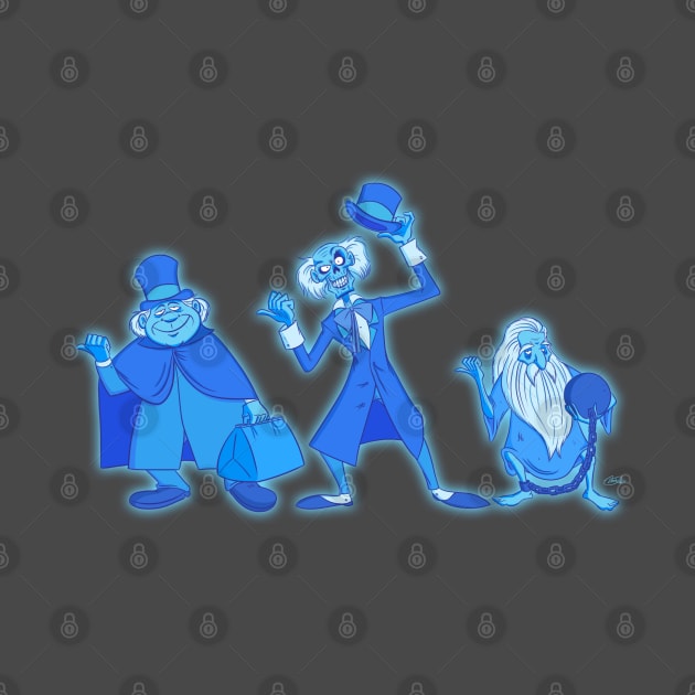 Hitchhiking Ghosts by Doodle Dan