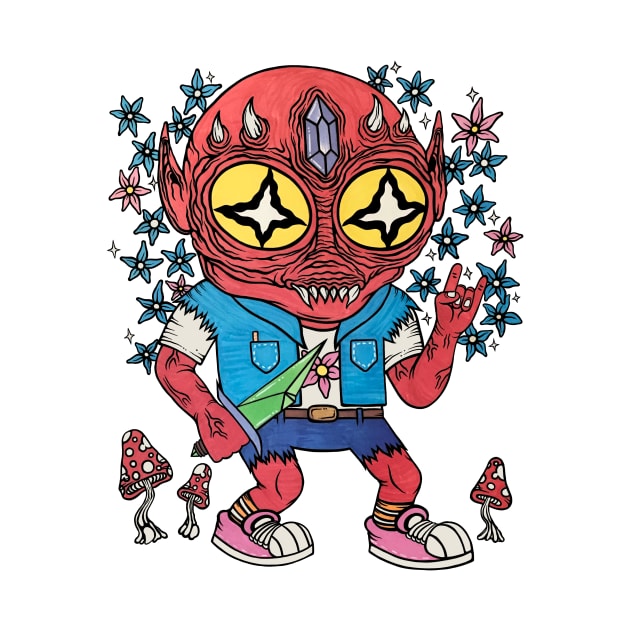 Flower Goblin by flynnryanart