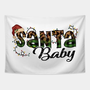 Santa Baby, Vintage Santa Tapestry