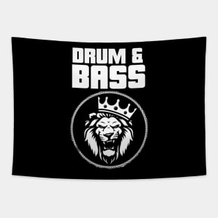 DRUM & BASS - Lion Crown Tapestry