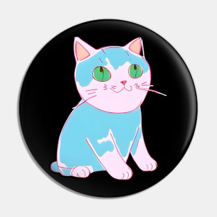 Cute anime cat Pin