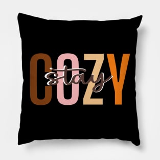 Cozy Stay For Halloween Season Pillow