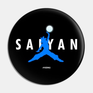 Saiyan Blue Jumpman Pin