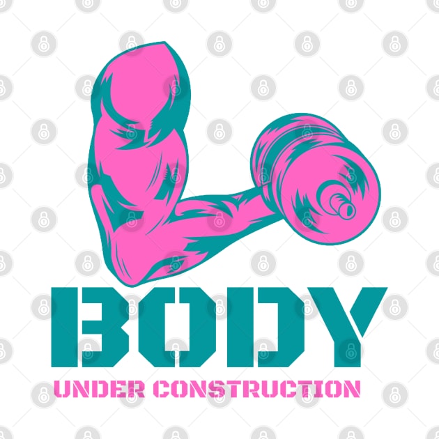 Body under construction / corps en construction by Zinoo