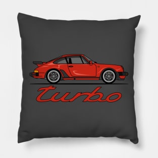 Red 911 Turbo Pillow