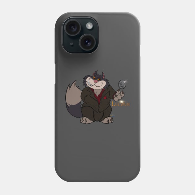 Luci-fur Morningstar - Devil Eyes Phone Case by tygerwolfe