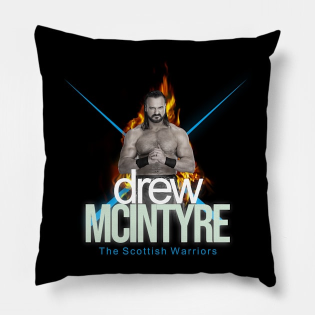 FAMOUS WWE DREW Pillow by cokistick