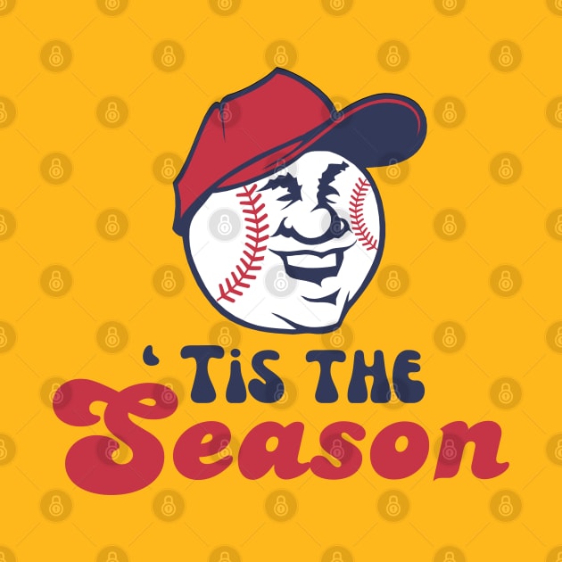 Tis The Season Baseball by Illustradise