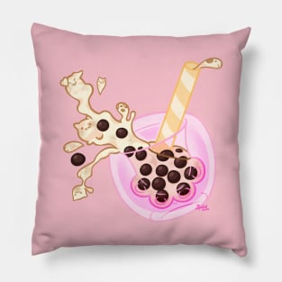 Kitty Milk Tea Pillow