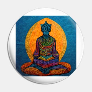 buddha meditating #3 Pin