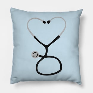 Doctor's Geart Shaped Stethoscope Pillow