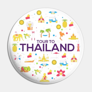 Tour To Thailand Pin