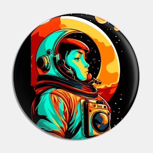 Astronaut Pin