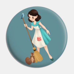 Snow White Squeaky Clean Pin