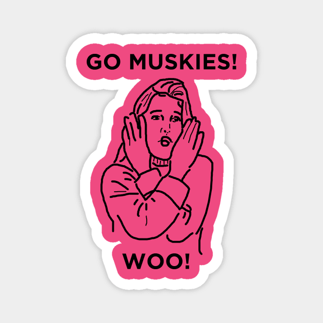 Go Muskies! Magnet by Hoagiemouth