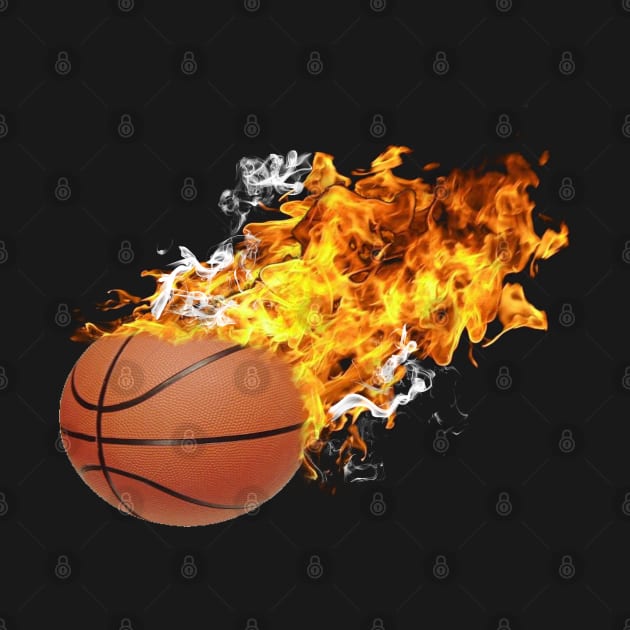 Flaming Basket Ball 2 by Ratherkool