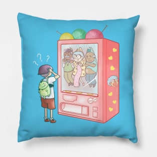 Grandparents vending machine Pillow