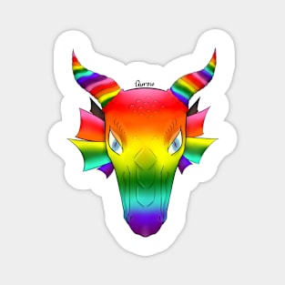 Gay Pride Flag Dragon - 2018 Magnet